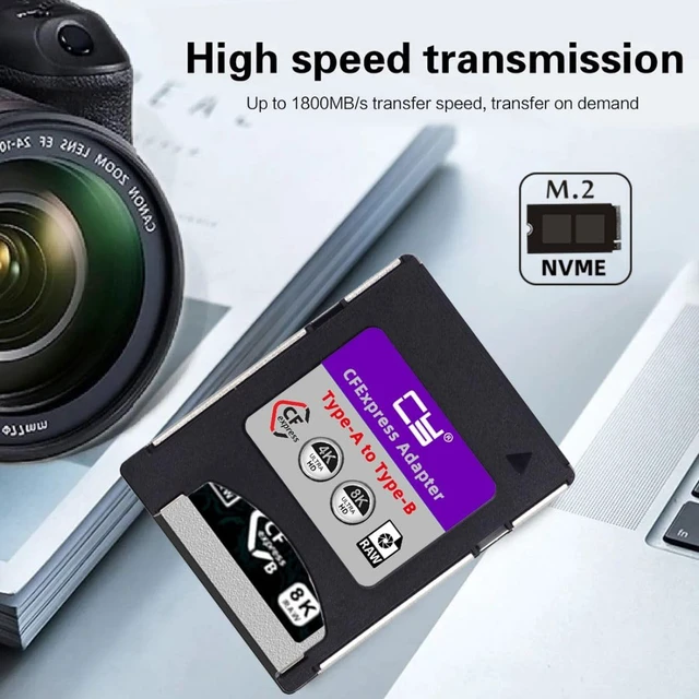 Alt view image 2 of 5 - chenyang NVMe PCIe Gen 3x2 CF Express Type-A to Type-B Memory Card Convertor Adapter