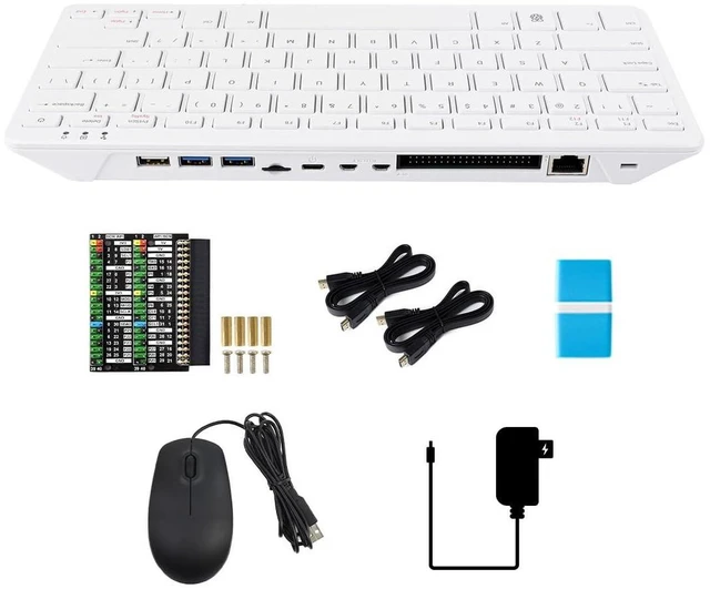 Main image of Waveshare Pi 500 Portable Keyboard, Compatible with Raspberry Pi 500, Personal Computer, Quad-core Arm Processor, WiFi/Bluetooth Support, Dual-4K Outputs, Comes with Official 32GB Micro SD Card