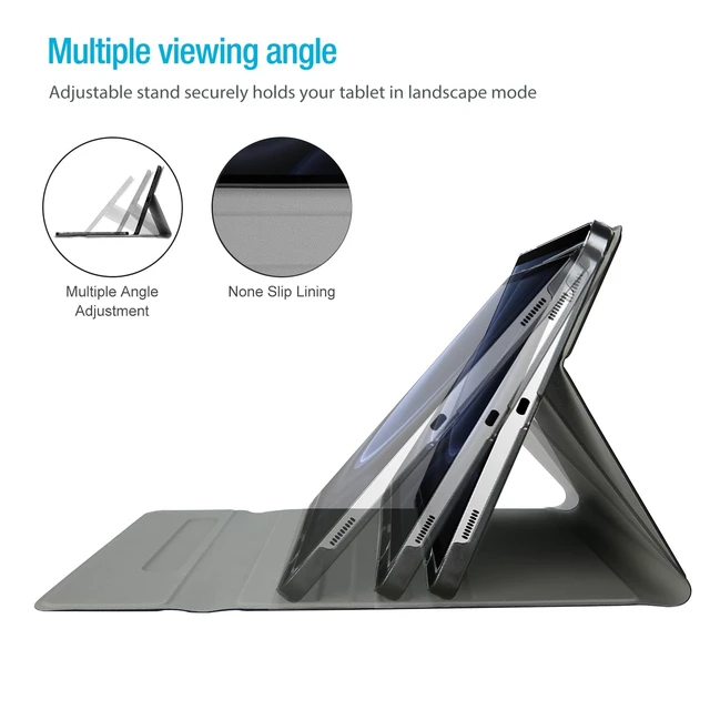 Alt view image 3 of 5 - ProCase Keyboard Case for Galaxy Tab S10 Lite/S10 FE/S9 FE 10.9", Black