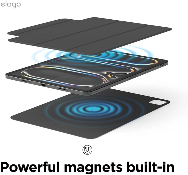 Alt view image 3 of 5 - elago Magnetic Folio Case for iPad Pro 11-inch (M5, M4)
