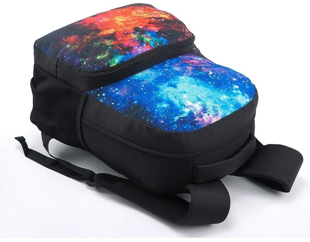 Alt view image 3 of 5 - CAIWEI backpack teen, Universe Space TrendyMax Galaxy Pattern Backpack Cute for School (Starry sky)