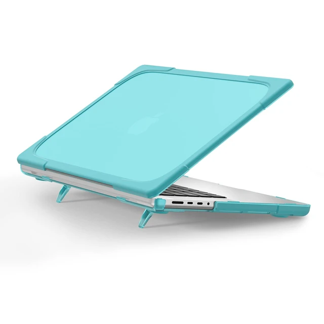 Alt view image 2 of 5 - Batianda Heavy Duty Case for MacBook Pro 16 inch 2026-2021, Blue