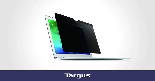 Alt view image 2 of 4 - Targus Magnetic Privacy Screen Filter for MacBook Pro/Air 15-inch 2017 (16:10 Ratio), Landscape/Portrait View, Blue Light Filter to Protect Eye Strain (ASM154MBP6GL)