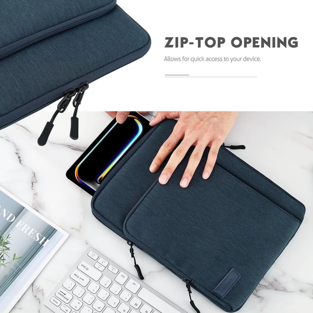 Alt view image 5 of 5 - MoKo 10-13 Inch Tablet Sleeve Bag Carrying Case with Multiple Pockets