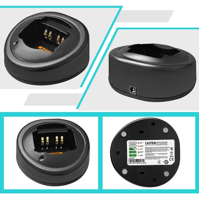 Alt view image 2 of 4 - HTN9000 Rapid Charger for Motorola HT1250 HT750 HT1550 EX500