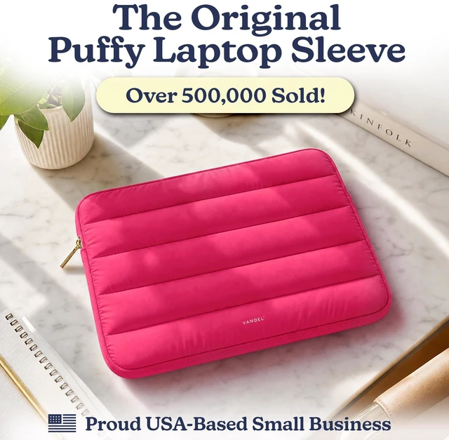 Alt view image 2 of 5 - Vandel The Original Puffy Laptop Sleeve 13-14 Inch, Laptop Case 14 Inch