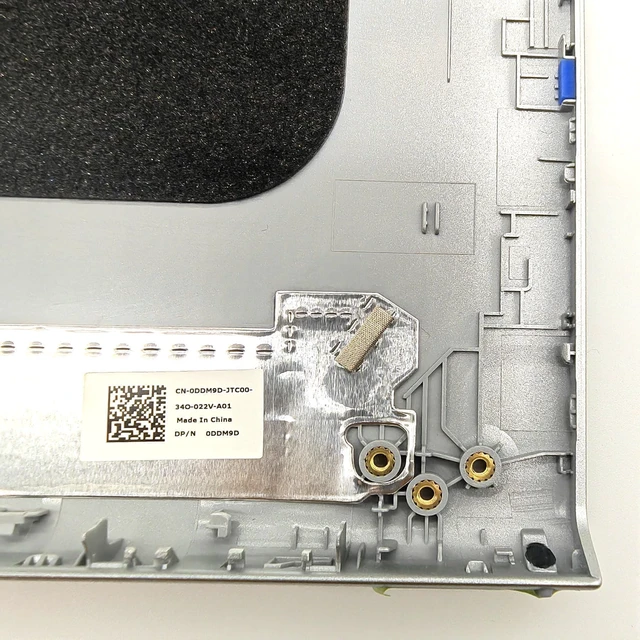 Alt view image 5 of 5 - Jxjslp Replacement for DELL Inspiron 15 3510 3511 3515 LCD Back Cover Rear Top Lid with Hinges and Front Bezel Frame DDM9D 0DDM9D 9WC73 09WC73 Silver