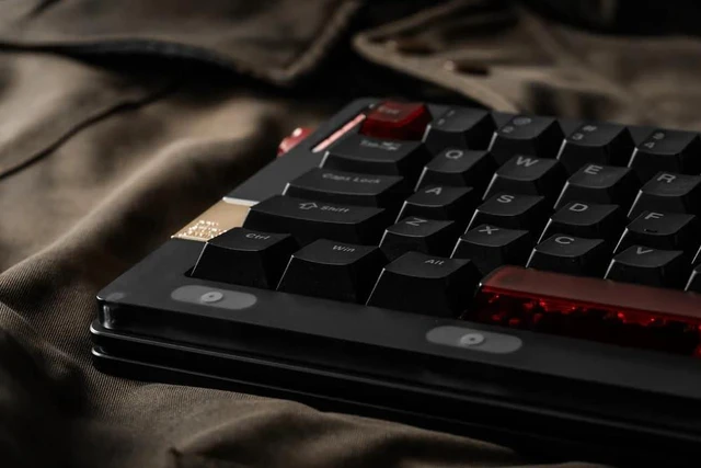 Alt view image 4 of 5 - DRY STUDIO Retro 63 RT HE Magnetic Wired Gaming Keyboard with Mechanical Feel, Metal Aluminum with 8K Low Latency and Mode Switching RGB - Dark Void