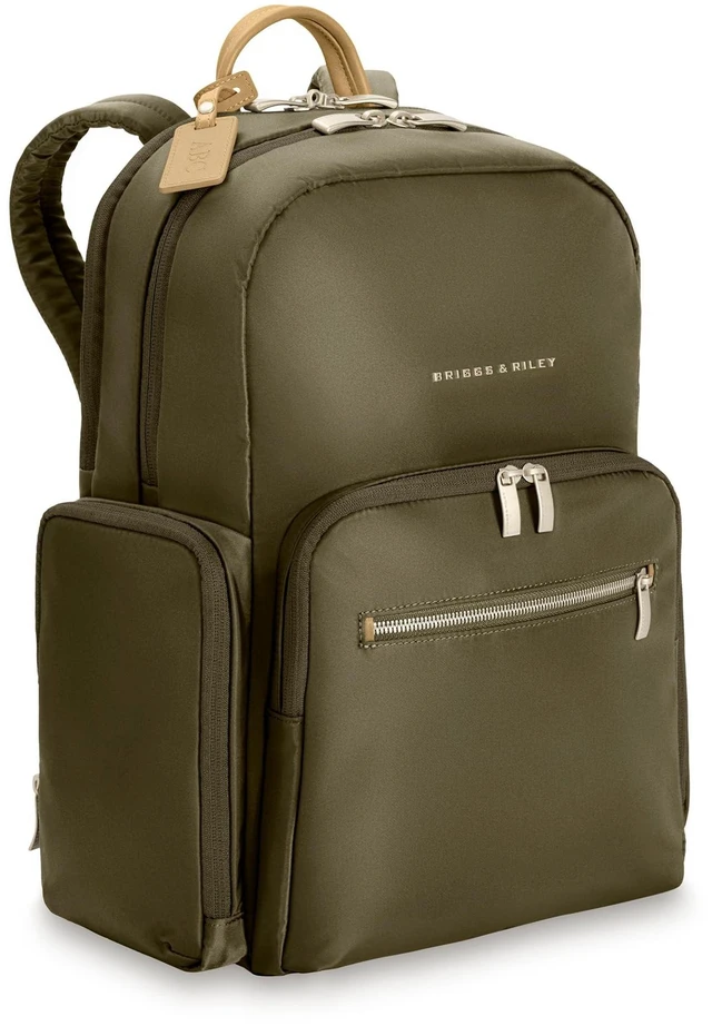 Main image of Briggs & Riley Rhapsody Medium Backpack, Fits 15 Inch Laptop, Olive