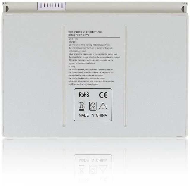 Main image of NDWQGFS New A1189 Laptop Battery for Apple MacBook Pro 17-inch Series A1151 A1212 A1261 A1229 MA458 MA458/A MA458G/A MA458J/A MA092 MA611 MB166B (Small, Silver) 1