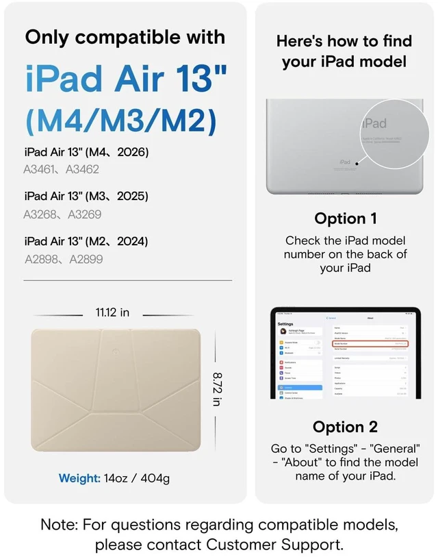 Alt view image 2 of 5 - MOFT Dynamic Folio Case for iPad Air 13 Inch M4 2026 & M3 2025 & M2 2024