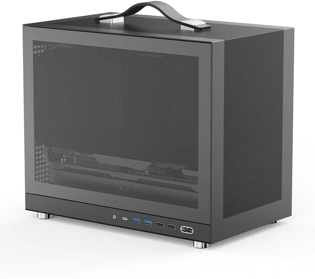 Main image of Shiny Snake G350 20.8L MATX Portable Small Form Factor PC Case - MESH Black