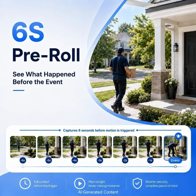 Alt view image 3 of 5 - SOIADV 2.5K Wireless Window Cameras for Home Security, 6s Pre-Roll