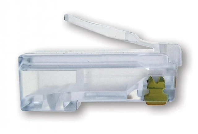 Main image of Platinum Tools 100010C EZ-RJ45 Cat6 Connector. 50/ for Ethernet Cable Termination