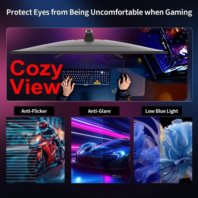 Alt view image 5 of 5 - 32" 4K UHD IPS Monitor, 60Hz HDMI DP Ergo, MacBook Home Office & PS5 Gaming