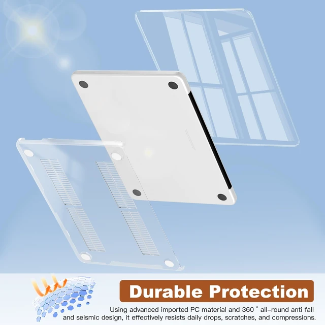 Alt view image 4 of 5 - CISSOOK Compatible with MacBook Air 13.6 inch Case M2 M3 M4 M5 Ocean