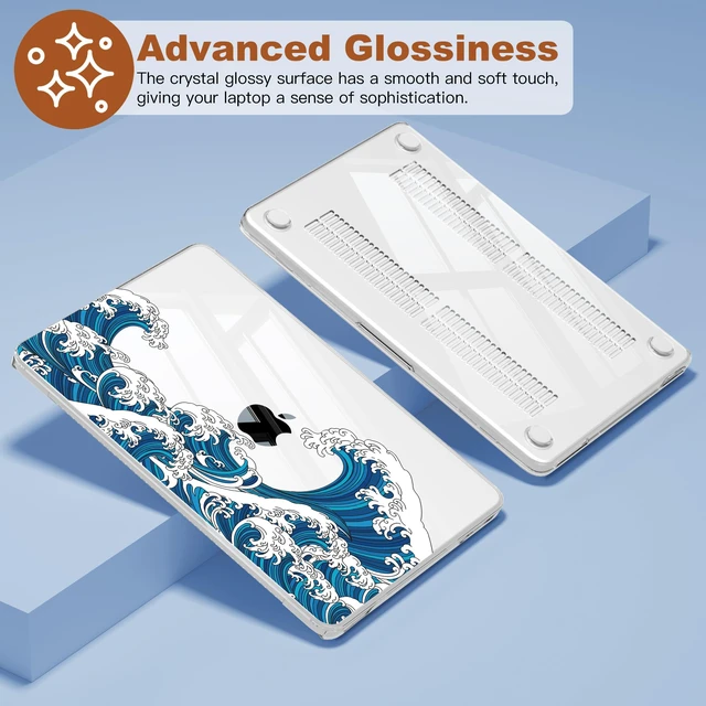 Alt view image 3 of 5 - CISSOOK Compatible with MacBook Air 13.6 inch Case M2 M3 M4 M5 Ocean