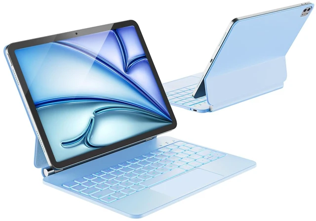 Main image of ZZQIHUA Magic Keyboard for iPad Air 11 inch/Pro 11" Magnetic Stand
