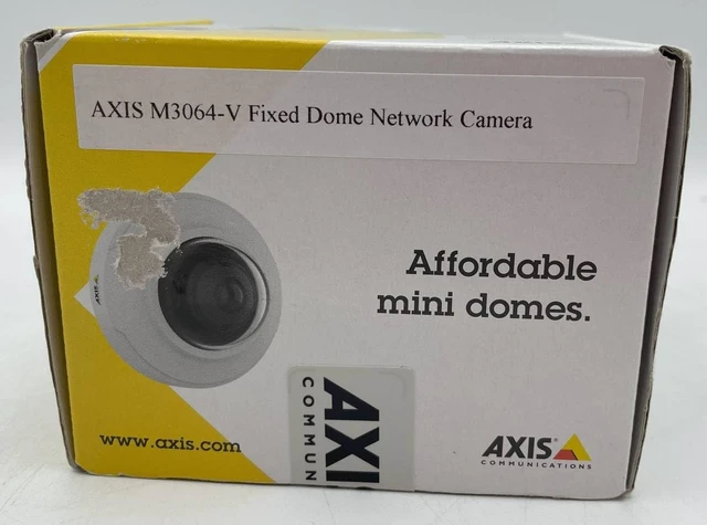 Alt view image 2 of 3 - AXIS M3064-V UC INDR Mini Dome Camera W/Dust- and IK08 Max HDTV 720P