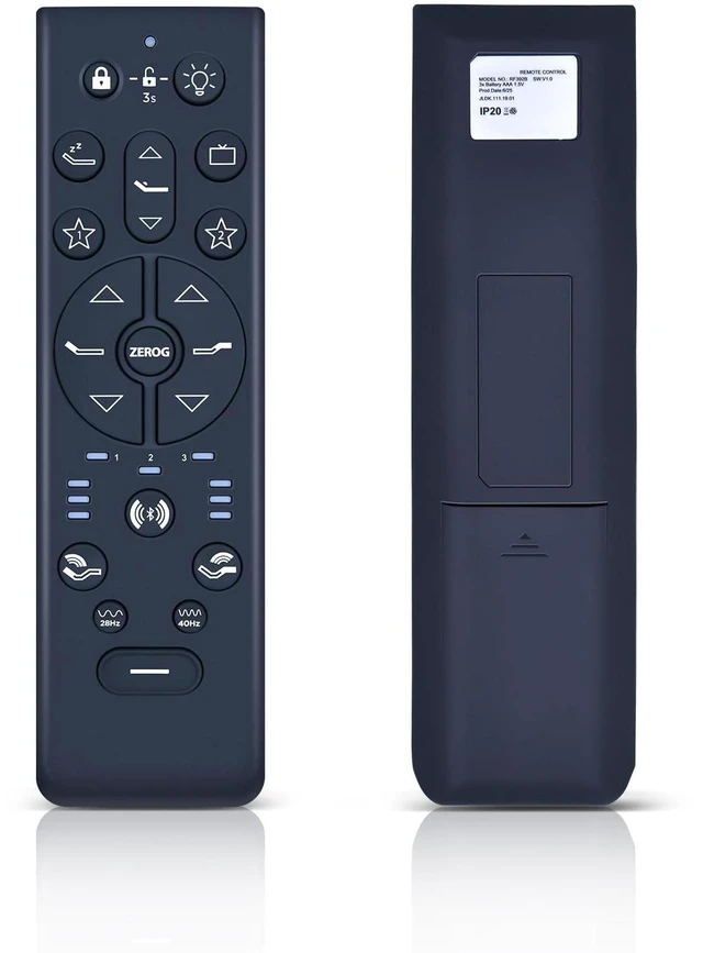 Main image of RF396E Remote for TEMPUR-Pedic Tempur-Ergo PROSMART Keeson Adjustable Bed