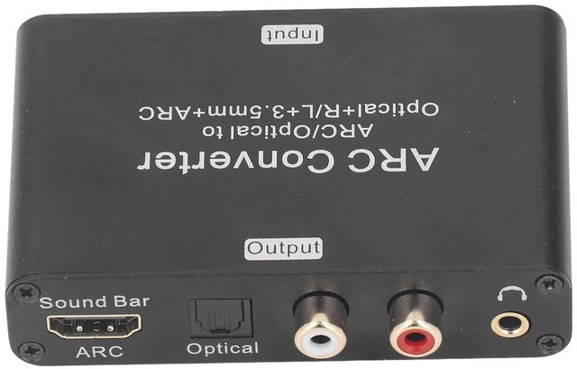 Alt view image 5 of 5 - Digital to Analog o Converter 192KHZ with Optical, DAC High Fi Stereo Sound for Amplifier Speaker TV, 5.1 Channel Transm