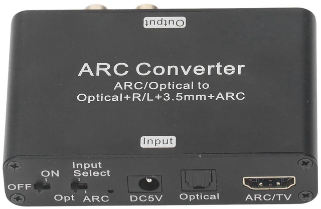 Alt view image 4 of 5 - Digital to Analog o Converter 192KHZ with Optical, DAC High Fi Stereo Sound for Amplifier Speaker TV, 5.1 Channel Transm