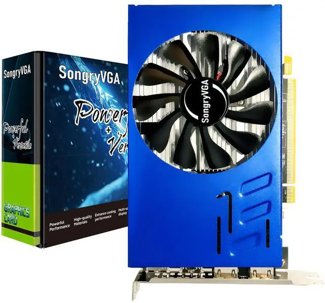 Alt view image 7 of 7 - SongryVGA R7 350 2GB Multi Monitor Graphics Card GDDR5 HDMI x6 PCIe 3.0 Dual Slot Design Display Splitting for Stock Trading, Surveillance, Digital Signage, 6-Screen Support