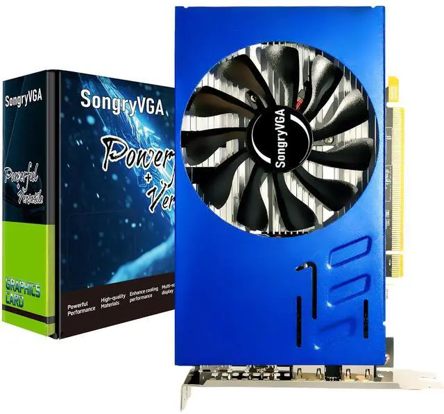 Alt view image 6 of 6 - SongryVGA GTX 1050Ti 4GB Multi Monitor Video Cards,HDMI×4 GDDR5 128-bit For Trading/Gaming/Digital Signage, Dual Slot