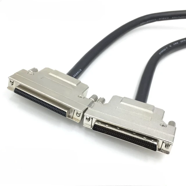 Alt view image 2 of 5 - RIKYJIC SCSI 68-Pin Male to Female Extension Cable HPDB68 Data Line 1M Length