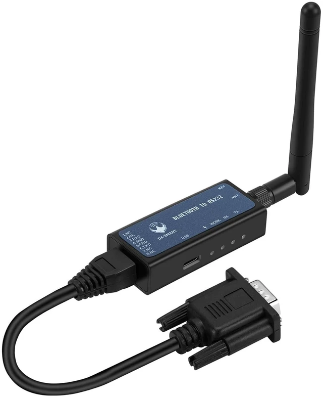 Main image of PDDAXLQUE DX-CP26 RS232 to Bluetooth Wireless Serial Adaper Converter Support iOS Android Windows Support DB9 RJ45 Interface Built-in Rechargeable Lithium Battery (CP26 for Phone)