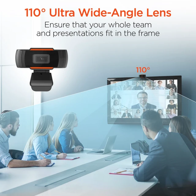Alt view image 4 of 5 - HyperGear HyperStream 1080P Webcam for PC and Laptop - USB HD Web Cam for Desktop Computer Camera, Streaming Camera for PC, Wide Angle External Webcam with Microphone for Gaming or Video Conference