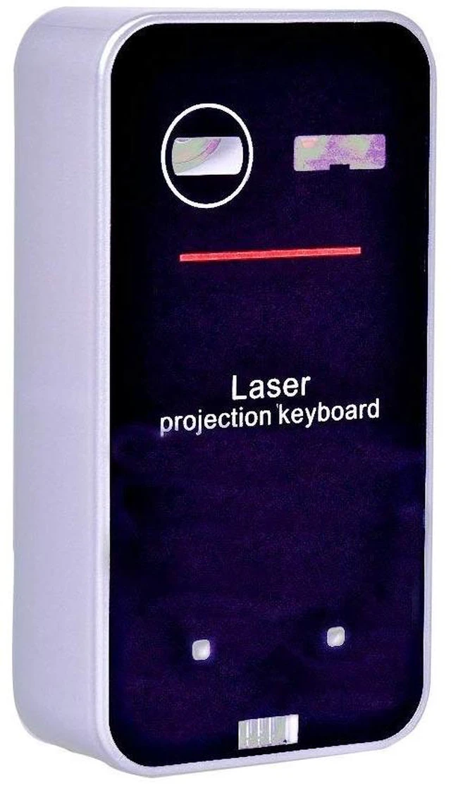 Alt view image 3 of 5 - MOJO Bluetooth Wireless Laser Projection Virtual Keyboard Portable Full-Size Keypad
