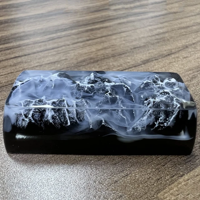 Alt view image 3 of 3 - LINWIN Transparent Keycap Fog Style Mountain Shift Keycap for MX Mechanical Keyboard Unique Gifts for Friends