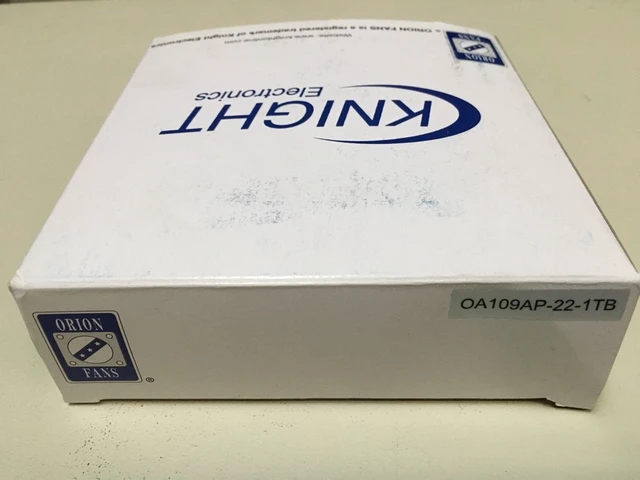 Alt view image 3 of 3 - THERMO ORION OA109AP-22-1TB Fan, 15W, 120X120X38, 230V, 11A