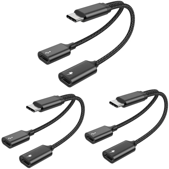 Main image of MOGOOD USB C Splitter USB C to USB C Female Adapter USB Y Splitter Cable