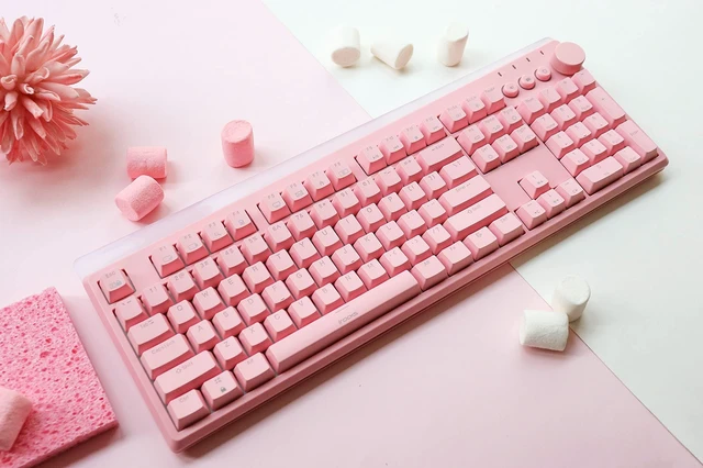 Alt view image 4 of 5 - iRocks K71M RGB Mechanical Gaming Keyboard, Multi-Media Knob, Blue Switch