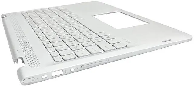 Alt view image 3 of 5 - Wzqrps New Replacement for HP Envy X360 M6-AQ 15T-AQ 15-AQ M6-AQ005DX 15 AQ Laptop Upper Case Palmrest Backlit Keyboard Assembly Part 857283-001 Silver