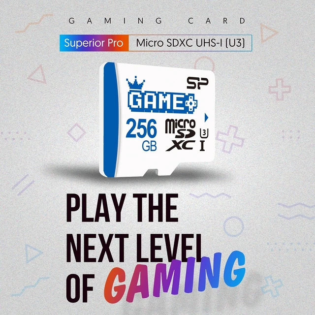 Alt view image 3 of 5 - Silicon Power 256GB SDXC Micro SD Card Gaming Memory Card with Adapter Compatible with Nintendo-Switch