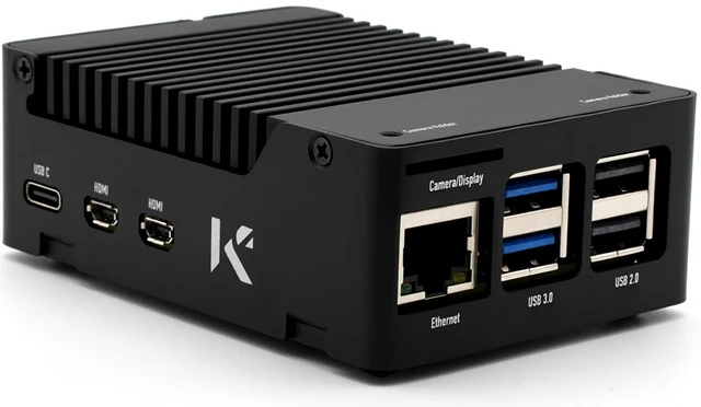 Main image of KKSB Aluminum Case for Raspberry Pi 5 - Aluminum Heatsink Included for Passive Cooling