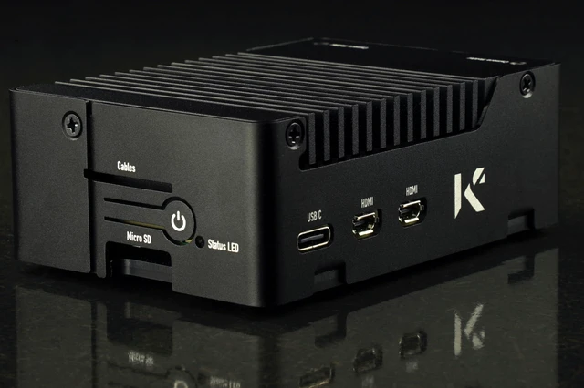 Alt view image 3 of 5 - KKSB Aluminum Case for Raspberry Pi 5 - Aluminum Heatsink Included for Passive Cooling