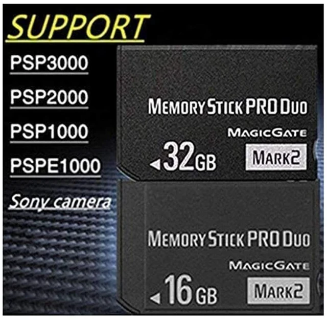 Alt view image 2 of 5 - Mrekar 32GB Memory Stick Pro Duo (MARK2) for PSP Camera Memory Card
