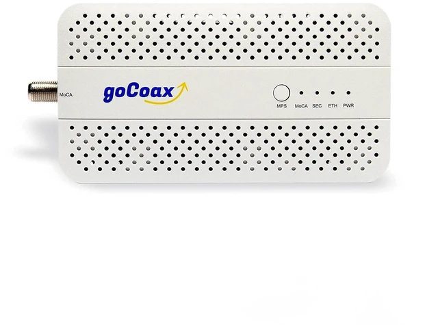 Alt view image 2 of 5 - goCoax MoCA 2.5 Adapter with 2.5GbE Ethernet Port ^^ MA2500D Ethernet Over Coax for Gaming & 4K Streaming ^^ 2.5Gbps, Plug and Play ^^ for Homes with Coaxial Cable Wiring - Requires 2+ Adapters (White