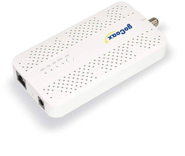 Alt view image 3 of 5 - goCoax MoCA 2.5 Adapter with 2.5GbE Ethernet Port ^^ MA2500D Ethernet Over Coax for Gaming & 4K Streaming ^^ 2.5Gbps, Plug and Play ^^ for Homes with Coaxial Cable Wiring - Requires 2+ Adapters (White