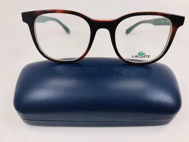 Alt view image 8 of 13 - Lacoste Women's Eyeglasses L2809 214 Tortoise Plastic 50 19 140