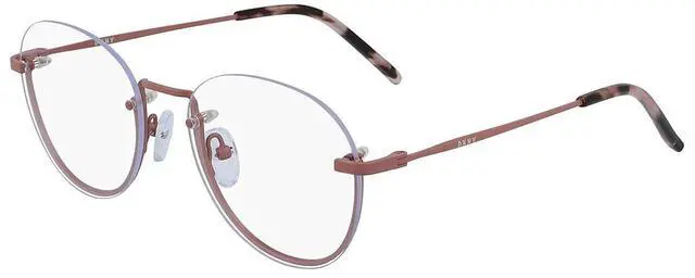 Alt view image 2 of 2 - DKNY-DK1000 608 Round Eyeglasses Mauve