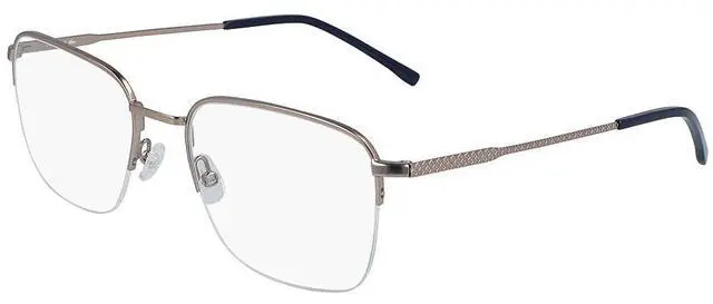 Alt view image 2 of 4 - LACOSTE-L2254 035 Rectangle Eyeglasses Matte Light Ruthenium/Blue