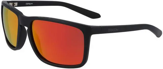 Alt view image 2 of 2 - DRAGON ALLIANCE-DR MELEE XL ION 004 Rectangle Sunglasses Matte Black Orange Ion