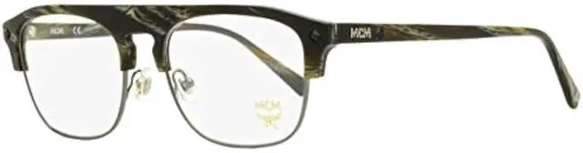 Alt view image 2 of 3 - MCM-2700 318 Rectangle Eyeglasses Khaki Horn
