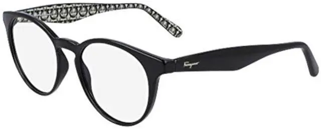 Alt view image 2 of 3 - SALVATORE FERRAGAMO-SF2867 001 Round Eyeglasses Black