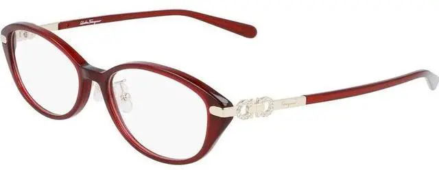 Alt view image 2 of 3 - SALVATORE FERRAGAMO-SF2882RA 603 Oval Eyeglasses Bordeaux